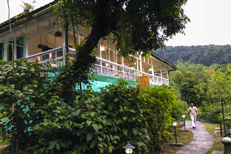 The veranda of the Asa Wright Nature Centre.